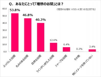 理想の谷間